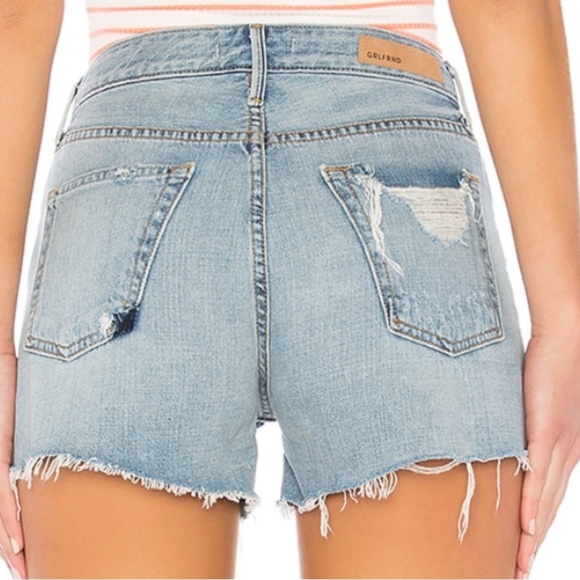 GRLFRND Helena Denim Cut Off Shorts in Tainted Love Sz 27 - Picture 2 of 10